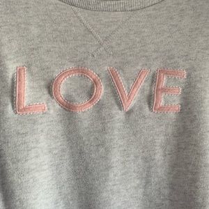 Banana Republic LOVE  💕 Cropped Sweatshirt